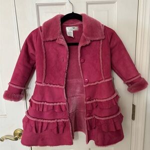 Vintage Widgeon Faux Fur Pink Coat